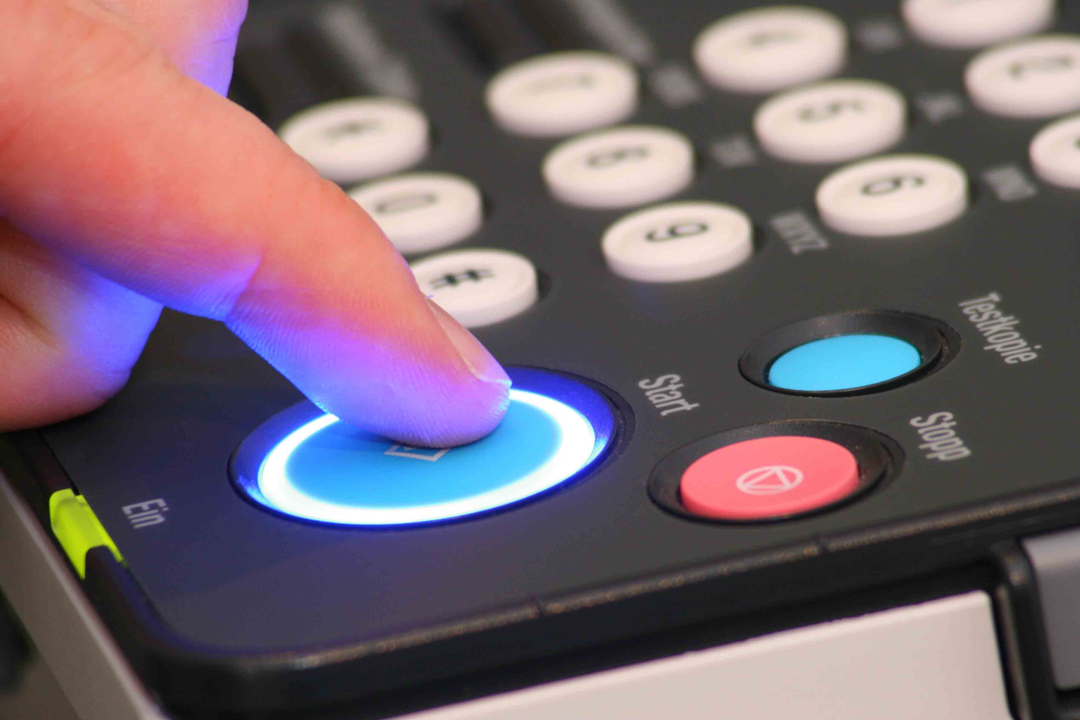 Copier Control Panel